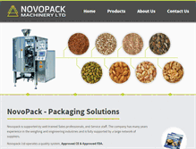Tablet Screenshot of novopack.net